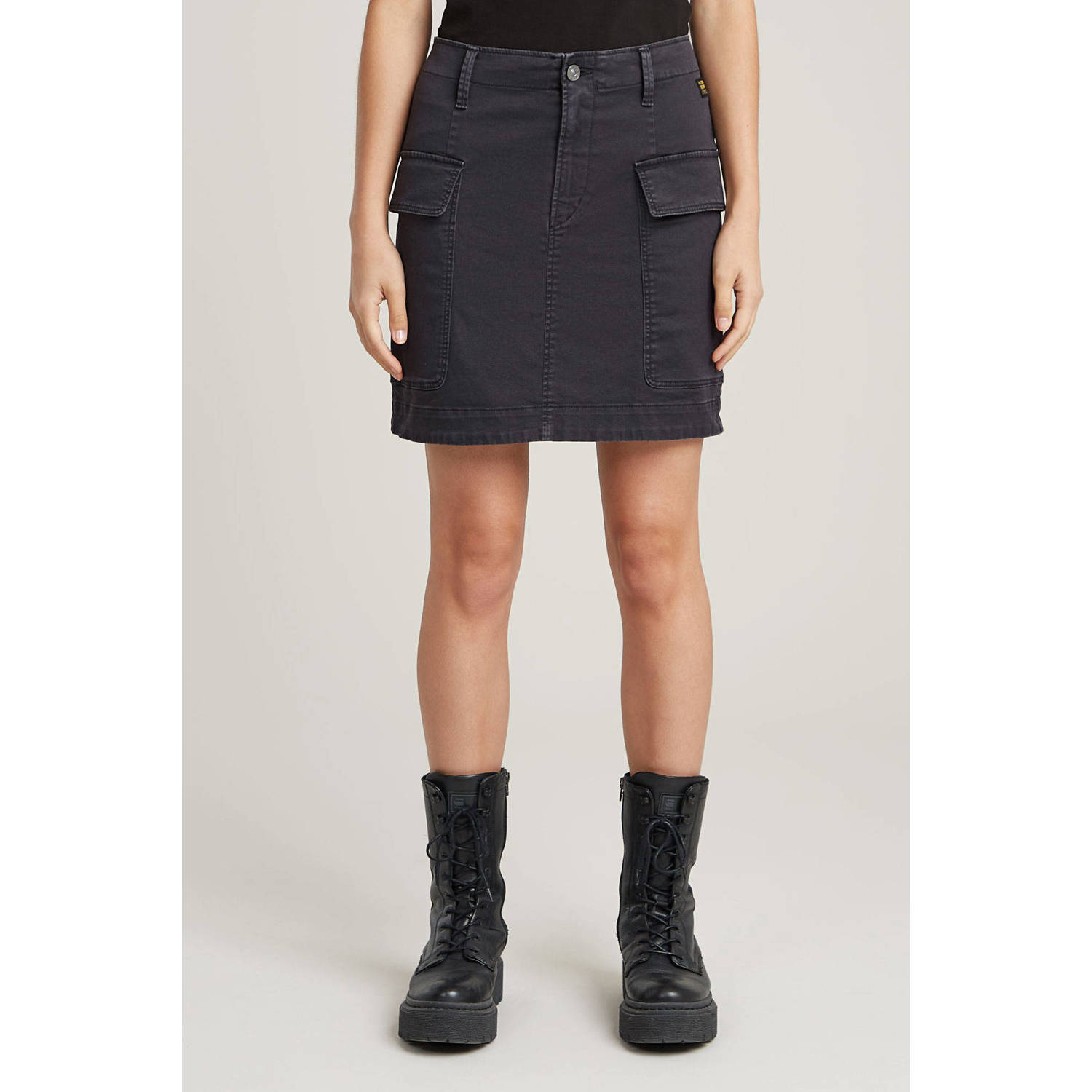 G-Star RAW Minirok Cargo Mini Skirt met opgestikte zakken