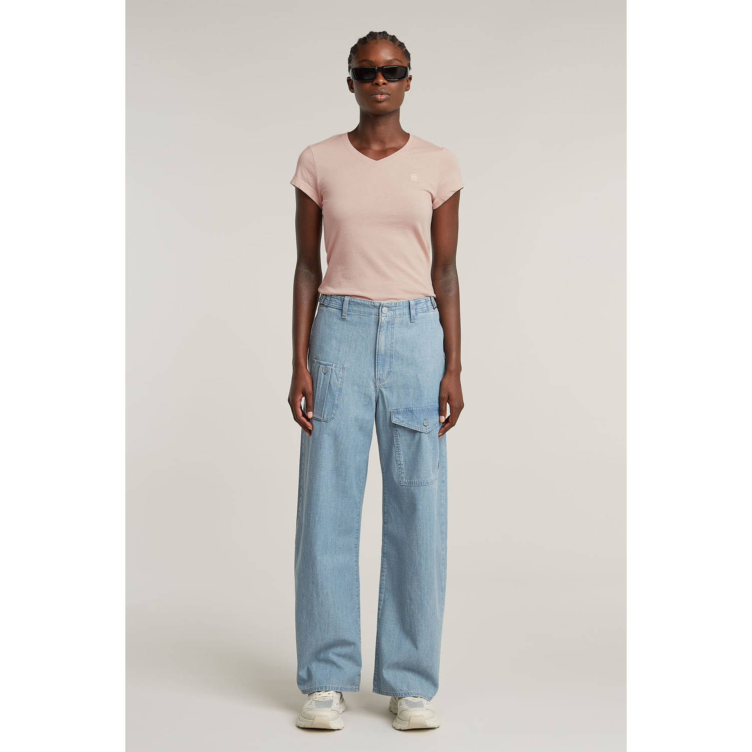 G-STAR T-shirt zalm