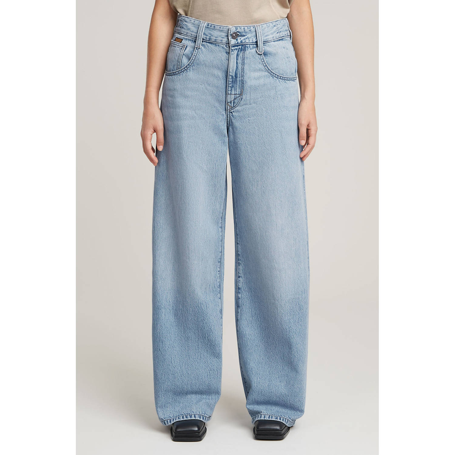 G-Star Raw High loose fit jeans met labeldetail model 'Skater'