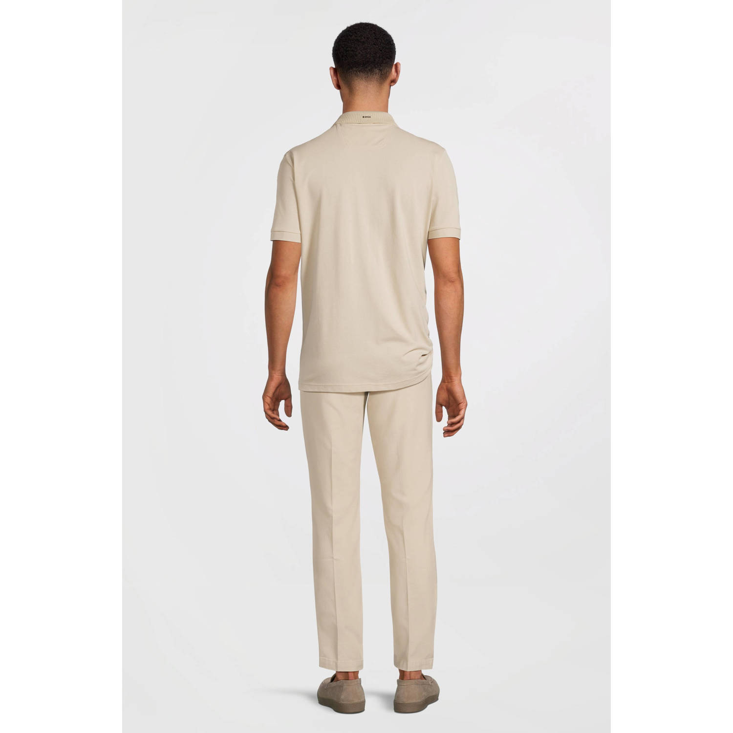 BOSS slim polo beige
