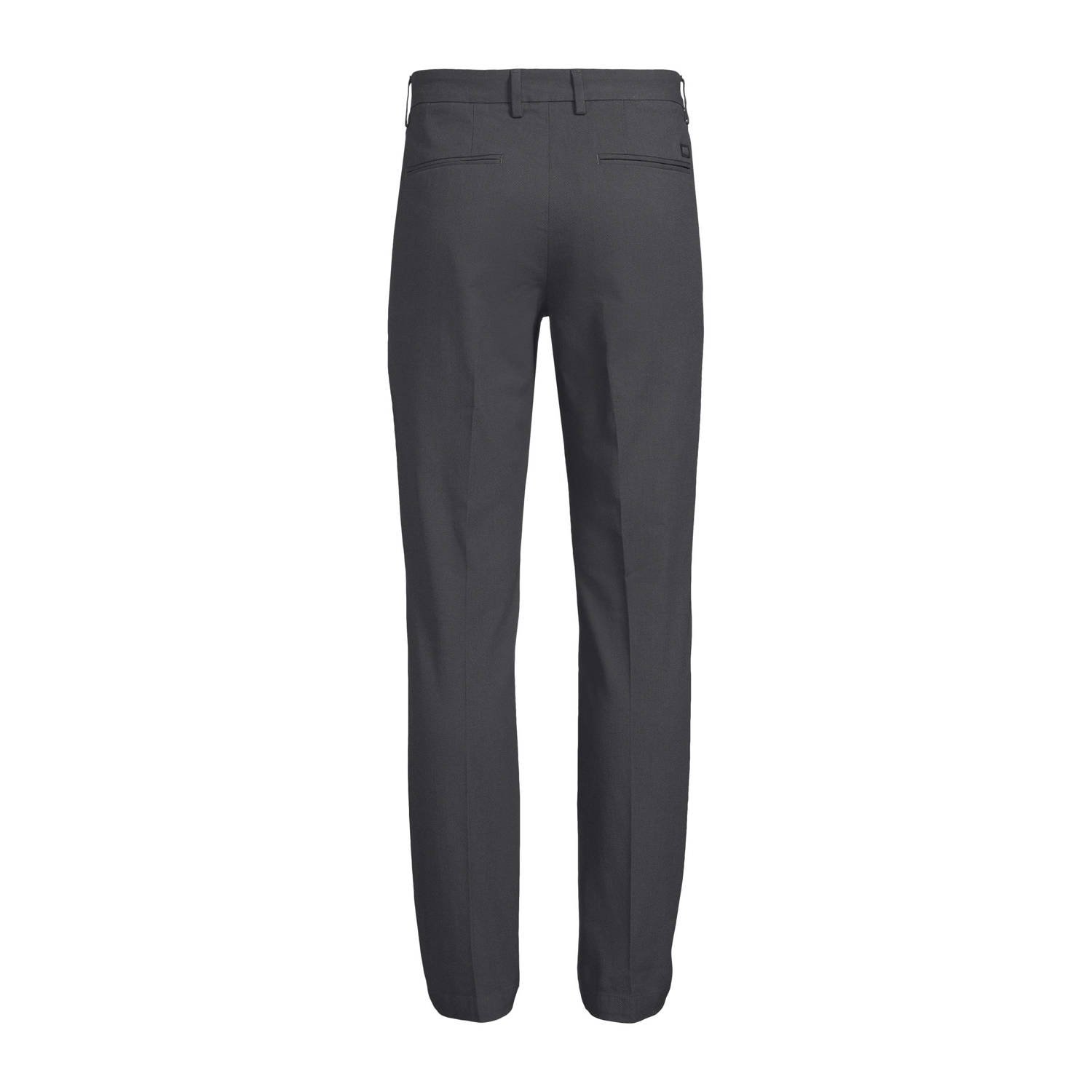 BOSS regular chino donkerblauw
