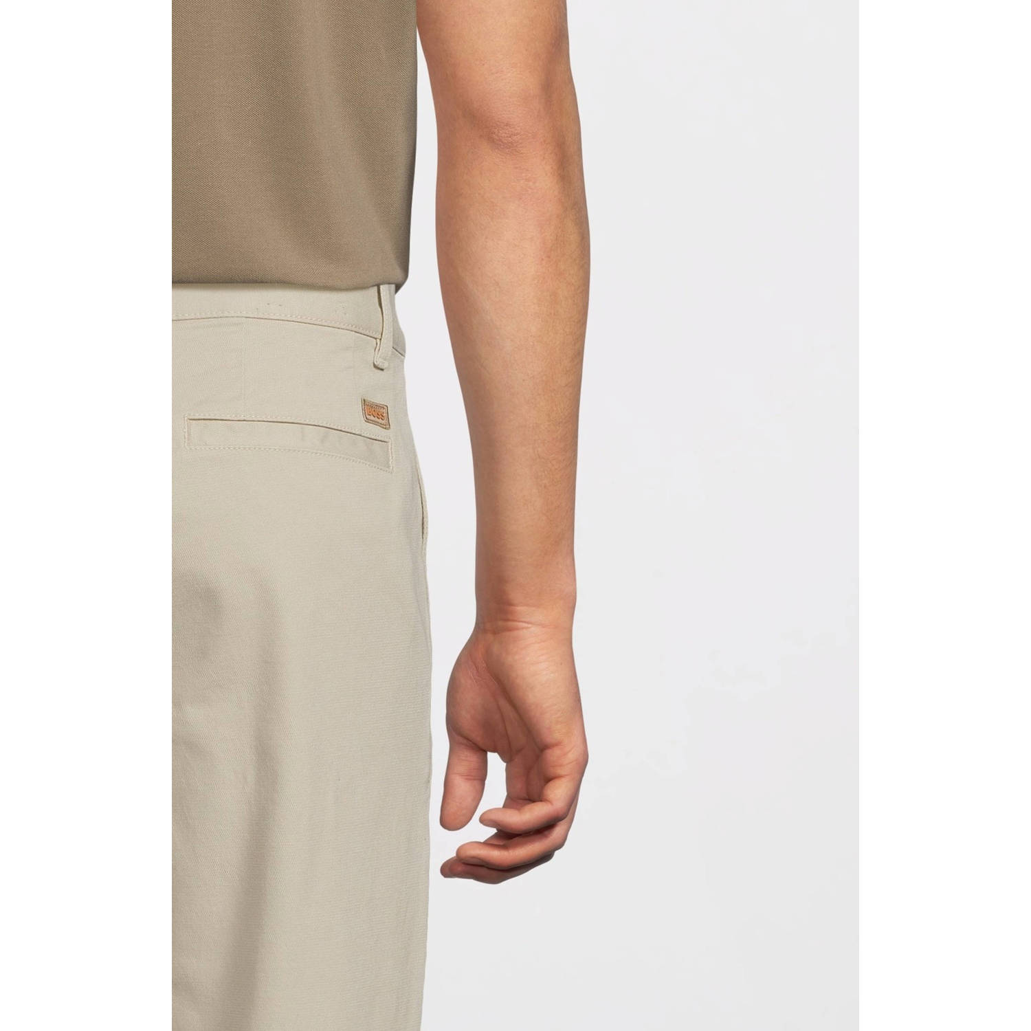BOSS relaxed chino beige