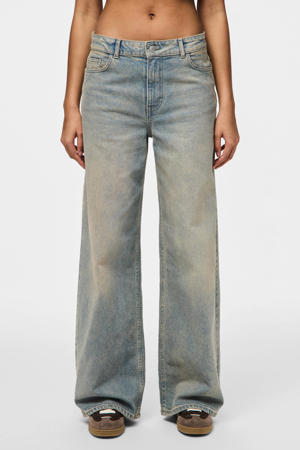 wide leg jeans wide leg jeans medium blue denim