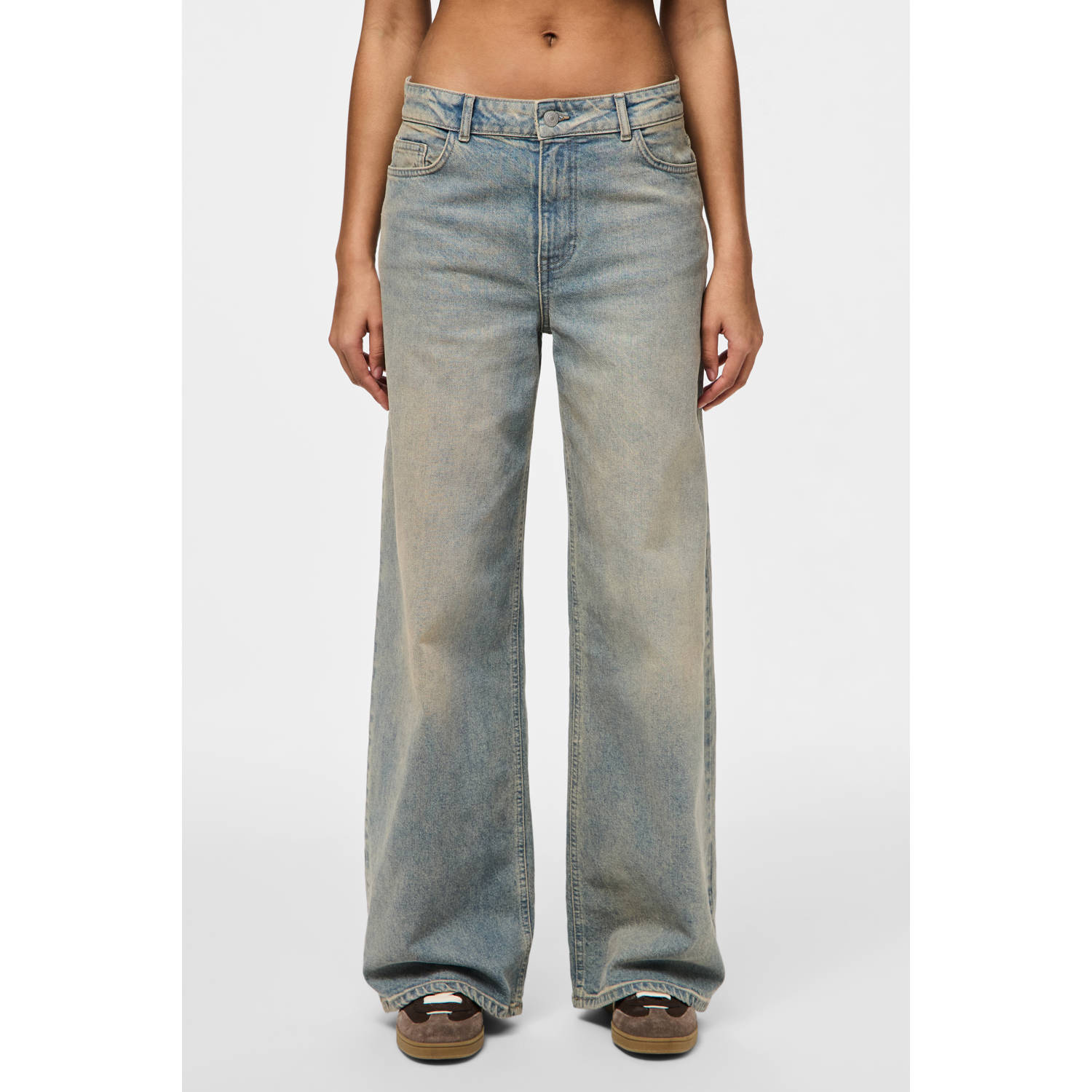 PIECES medium blue denim