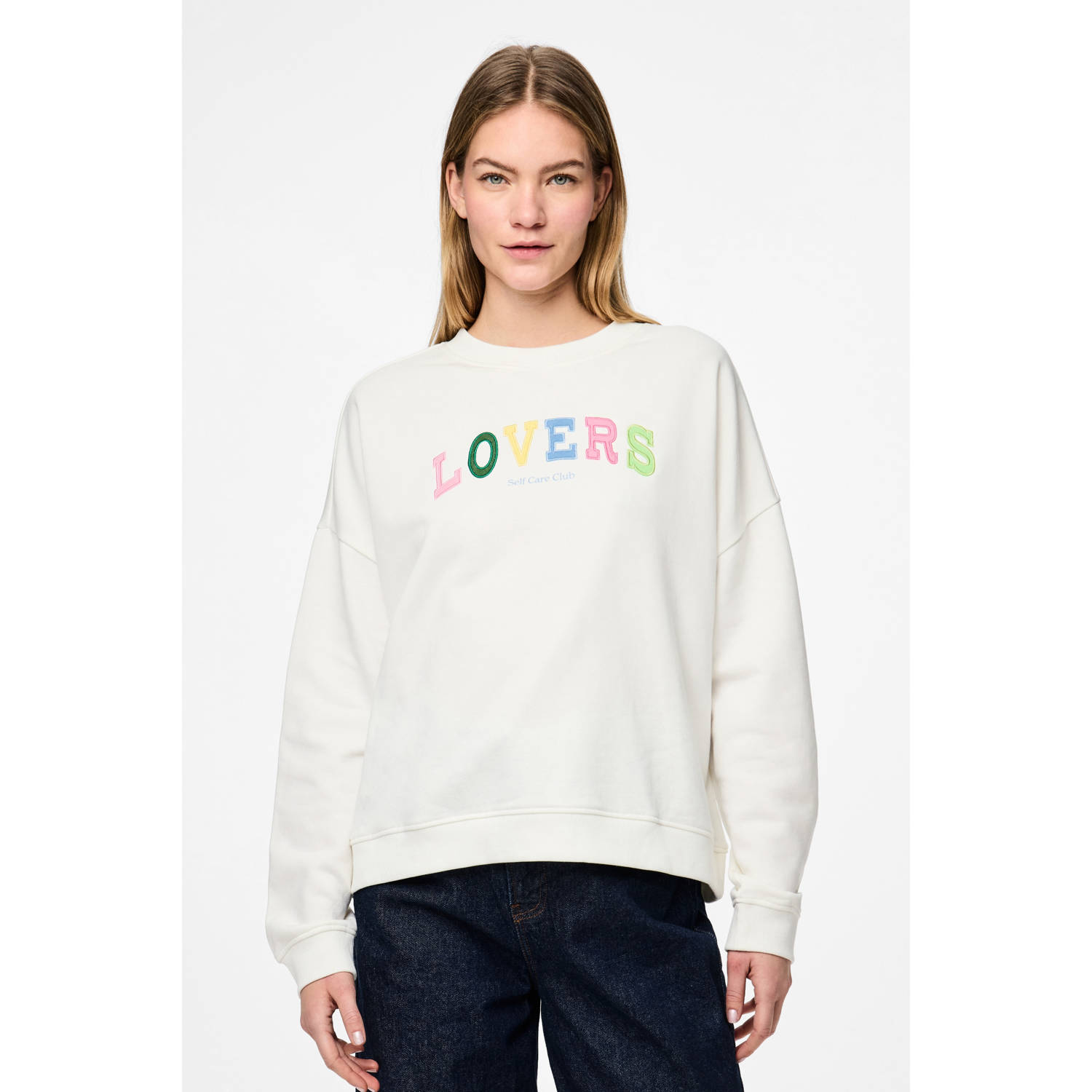 PIECES sweater ecru