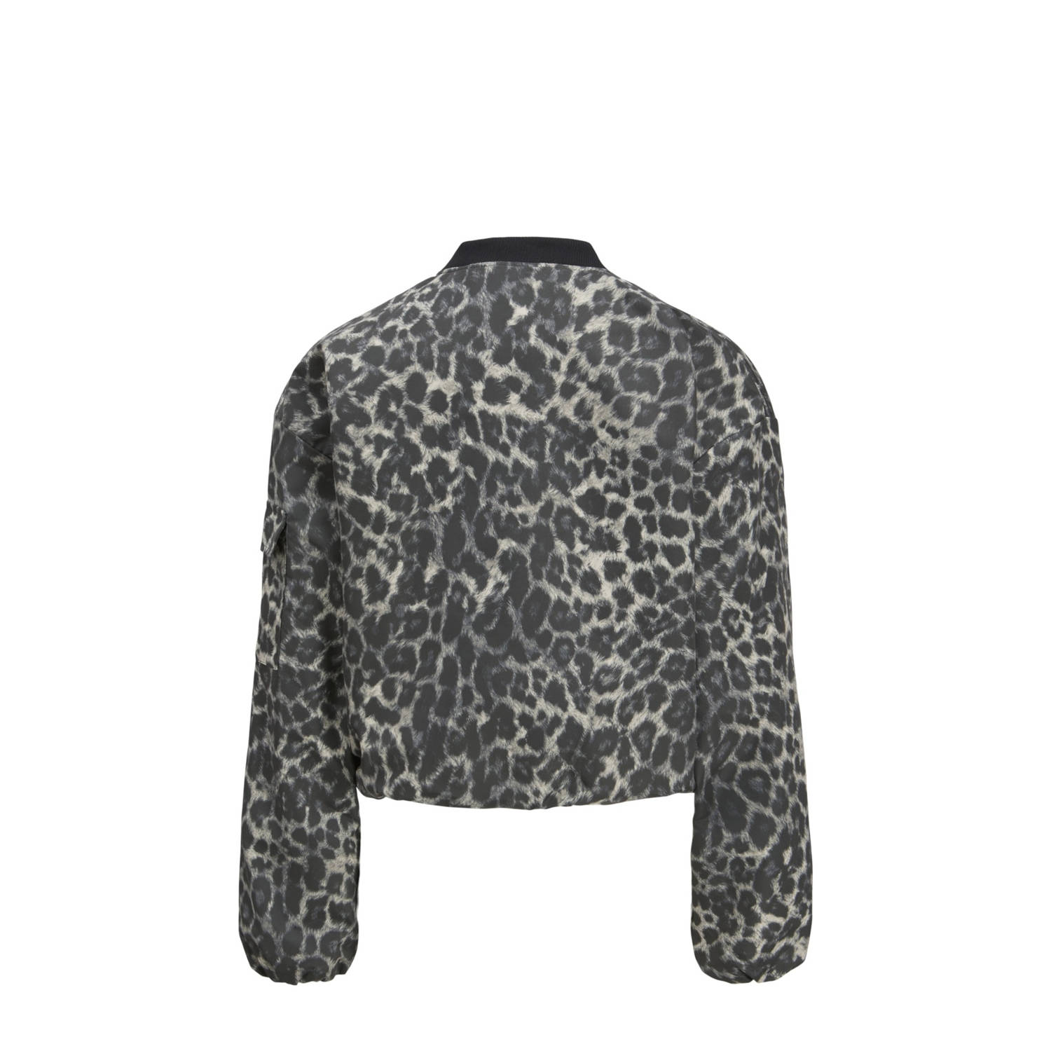 JJXX panterprint bomberjack grijs