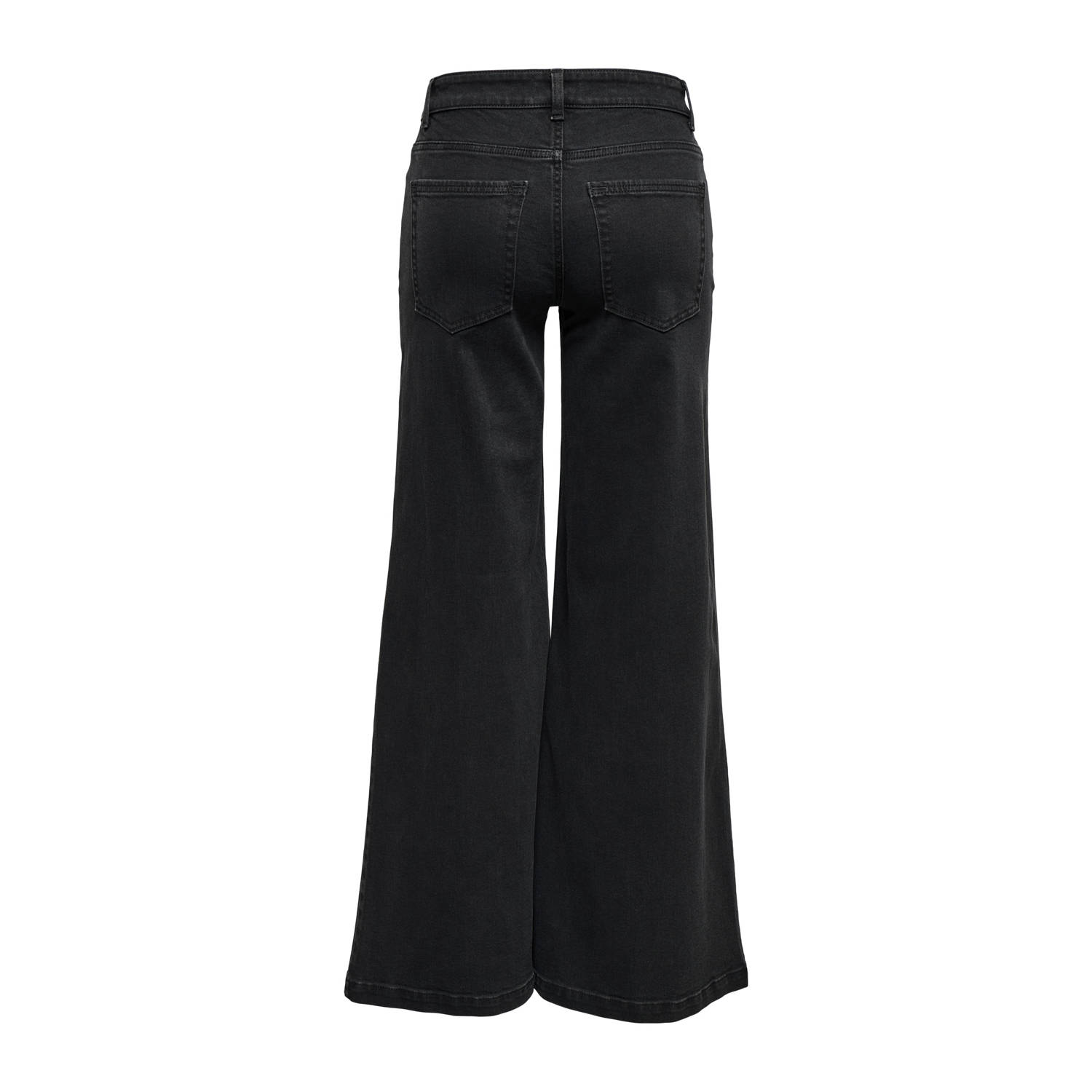 ONLY wide leg jeans black denim
