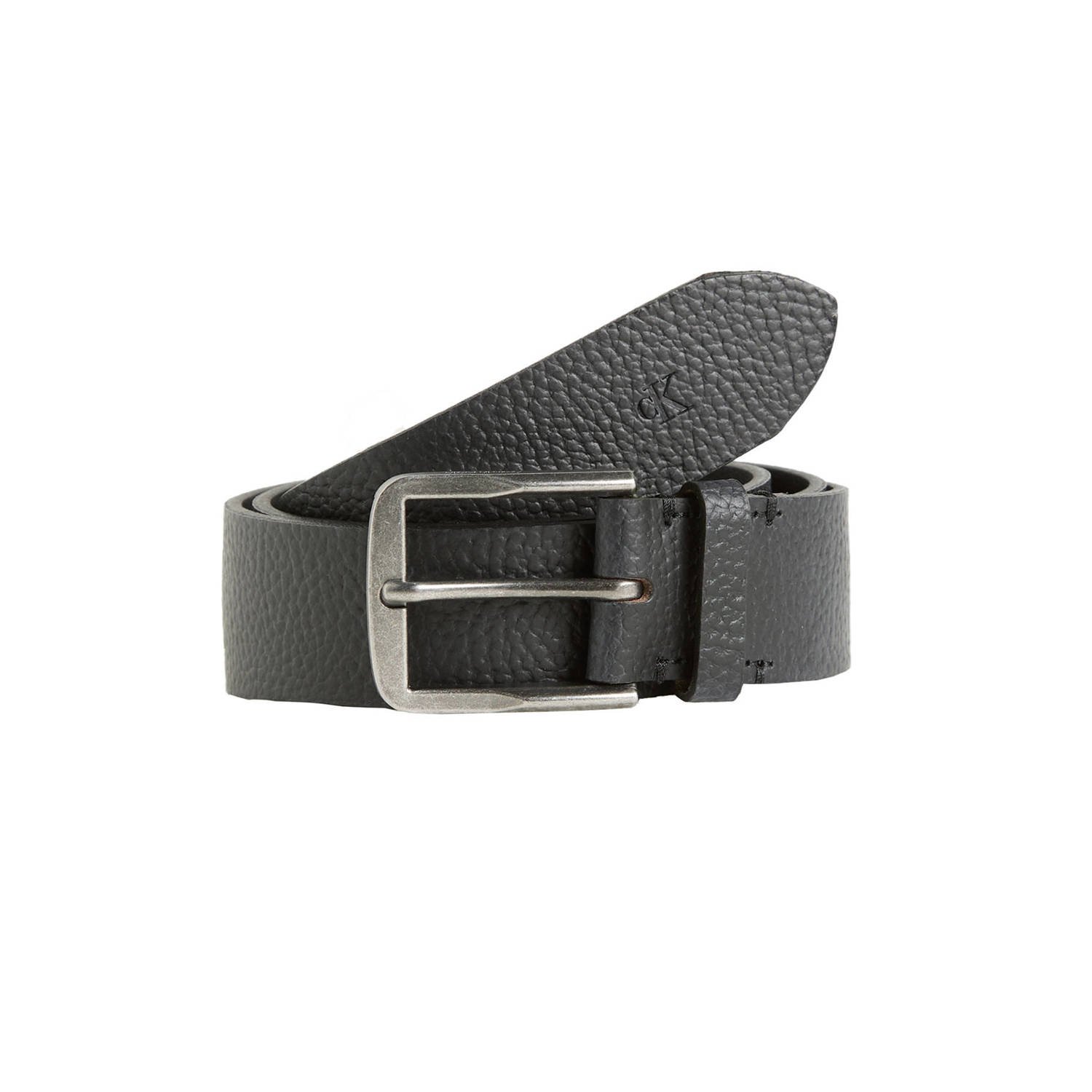Calvin Klein leren riem zwart
