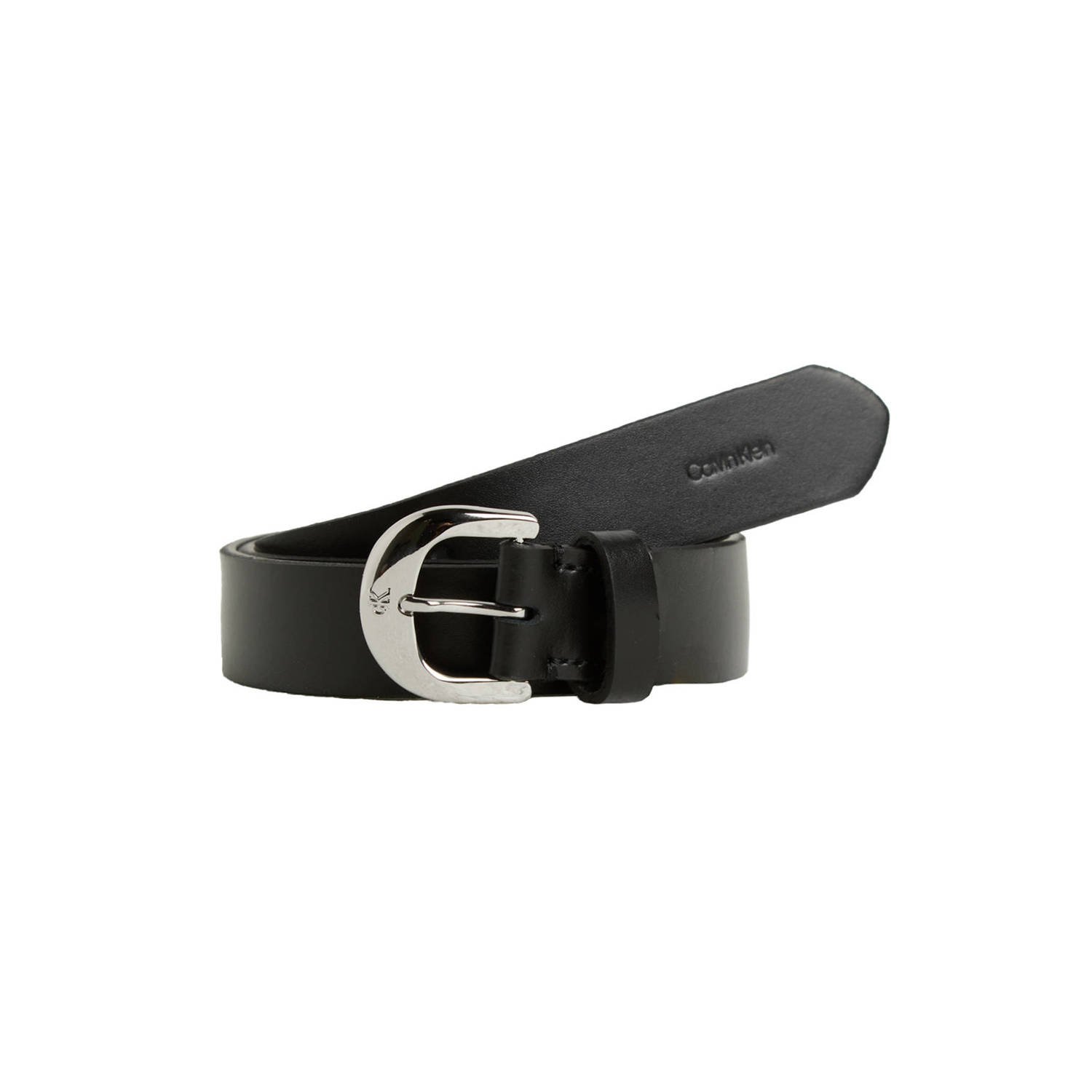 Calvin Klein leren riem zwart