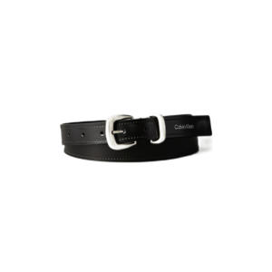 leren riem Sarah zwart
