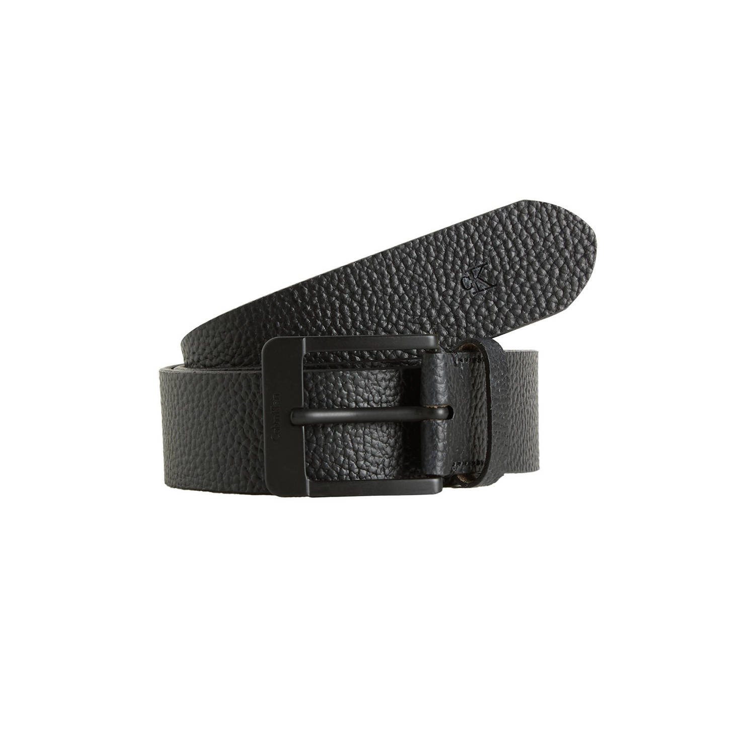 Calvin Klein leren riem zwart