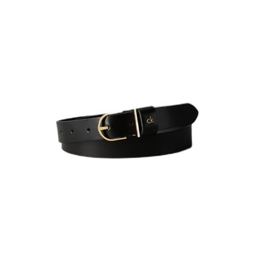 Calvin Klein leren riem zwart afbeelding