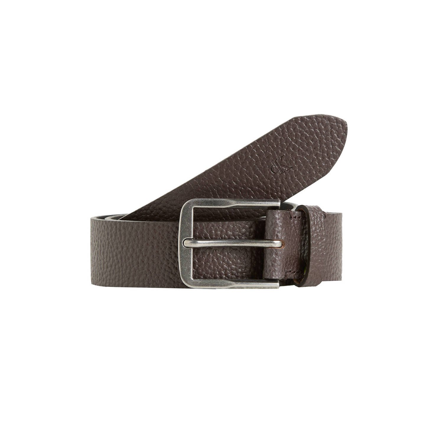 Calvin Klein leren riem donkerbruin