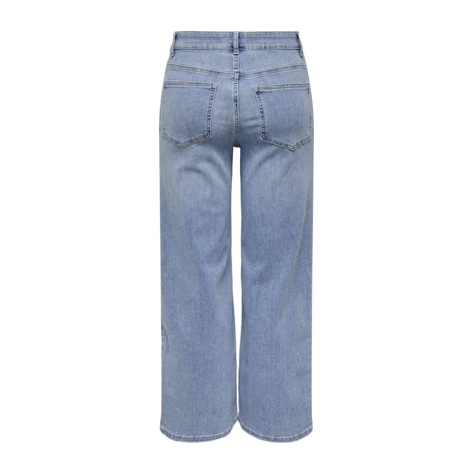 ONLY high waist wide leg jeans light blue denim