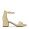 Graceland sandalettes met glitters goud