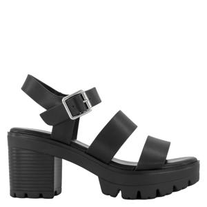 chunky sandalettes zwart
