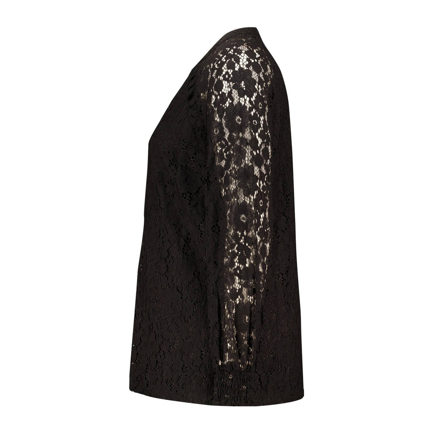 MS Mode top zwart kant