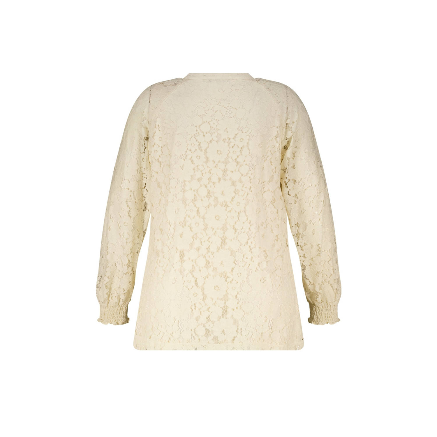 MS Mode top crème kant