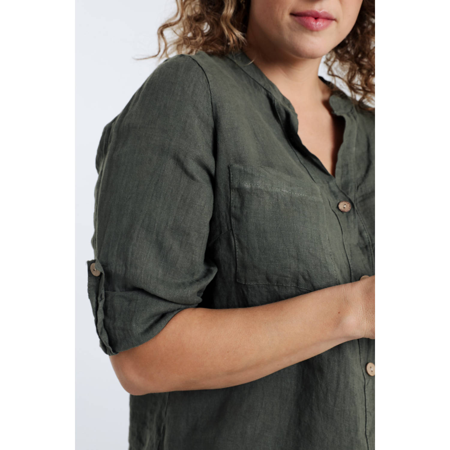 Paprika blouse kaki