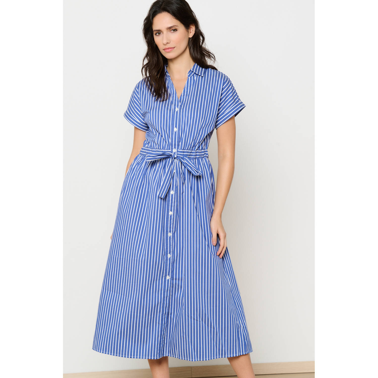 LOLALIZA blousejurk blauw