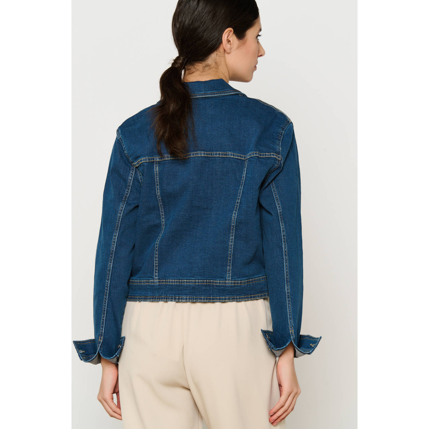 LOLALIZA spijkerjas dark blue denim