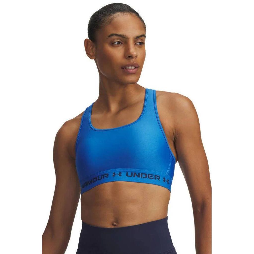 Under Armour sport-bh medium support blauw