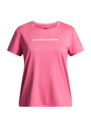 T-shirt roze/wit