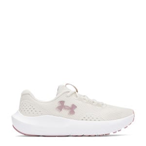 Charged Surge 4 hardloopschoenen ecru/roze