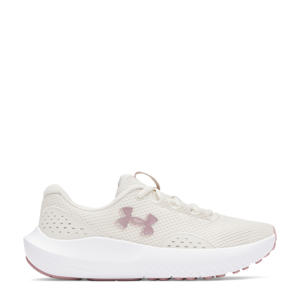 Charged Surge 4 hardloopschoenen ecru/roze