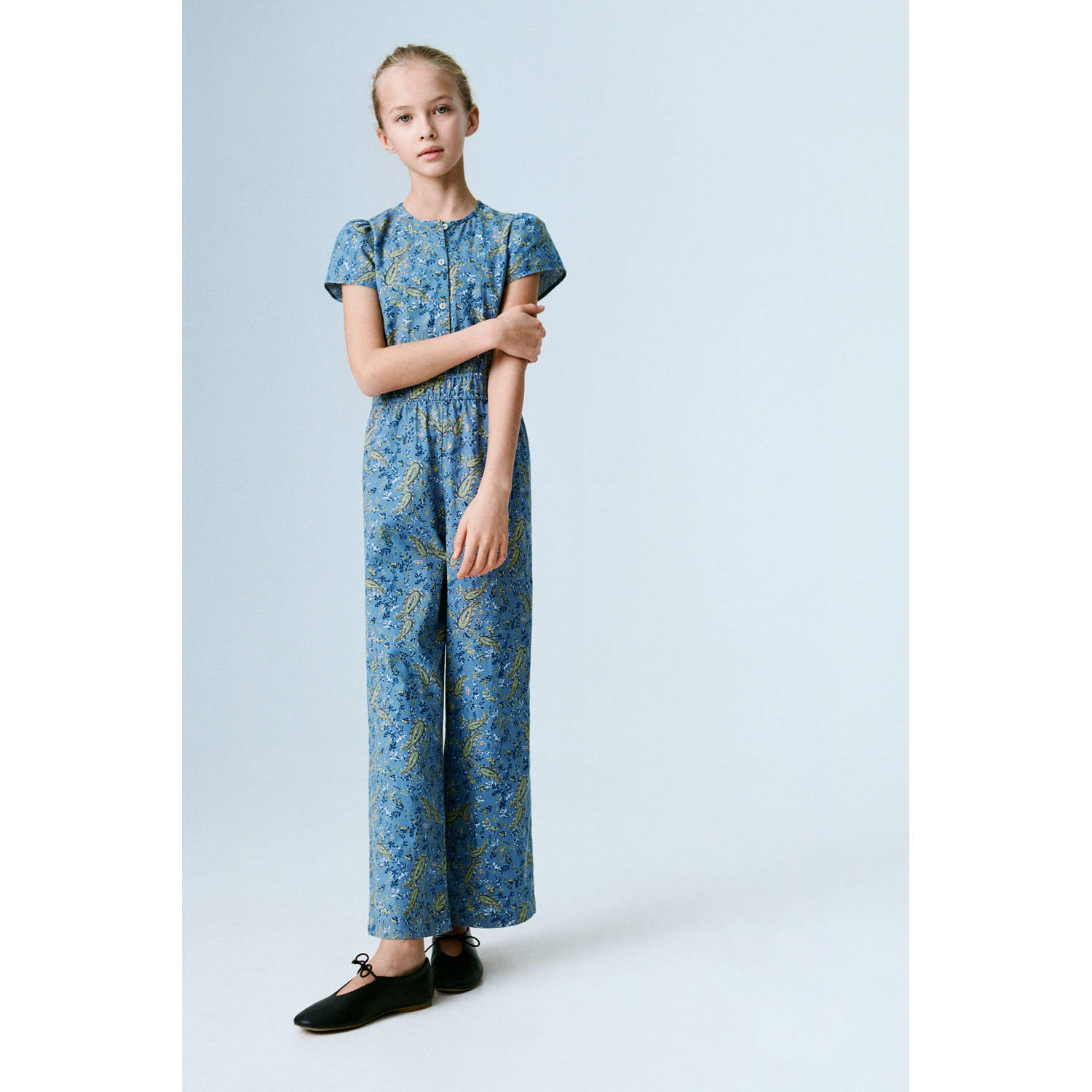 Mango Kids jumpsuit blauw