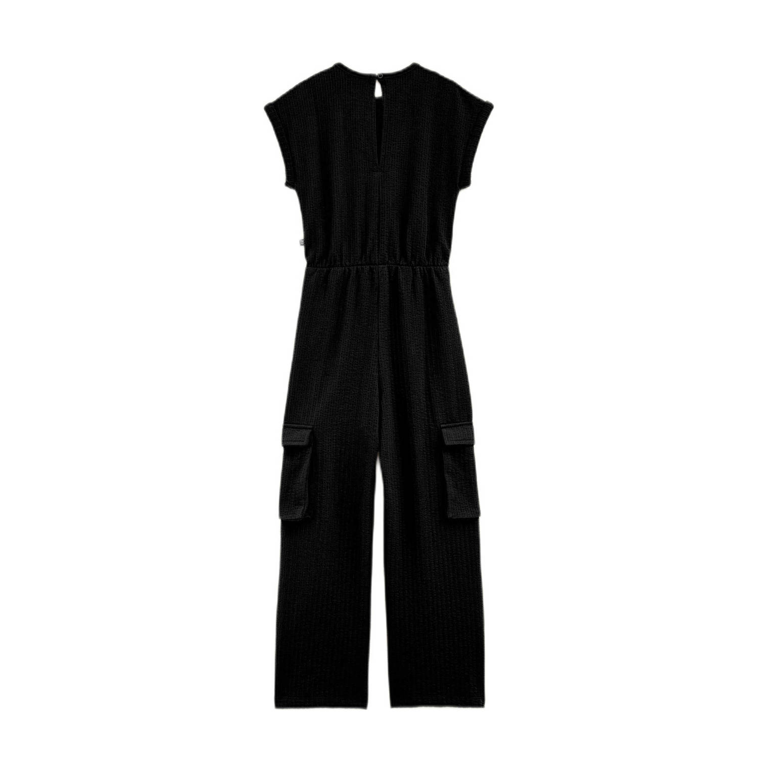 WE Fashion straight jumpsuit zwart