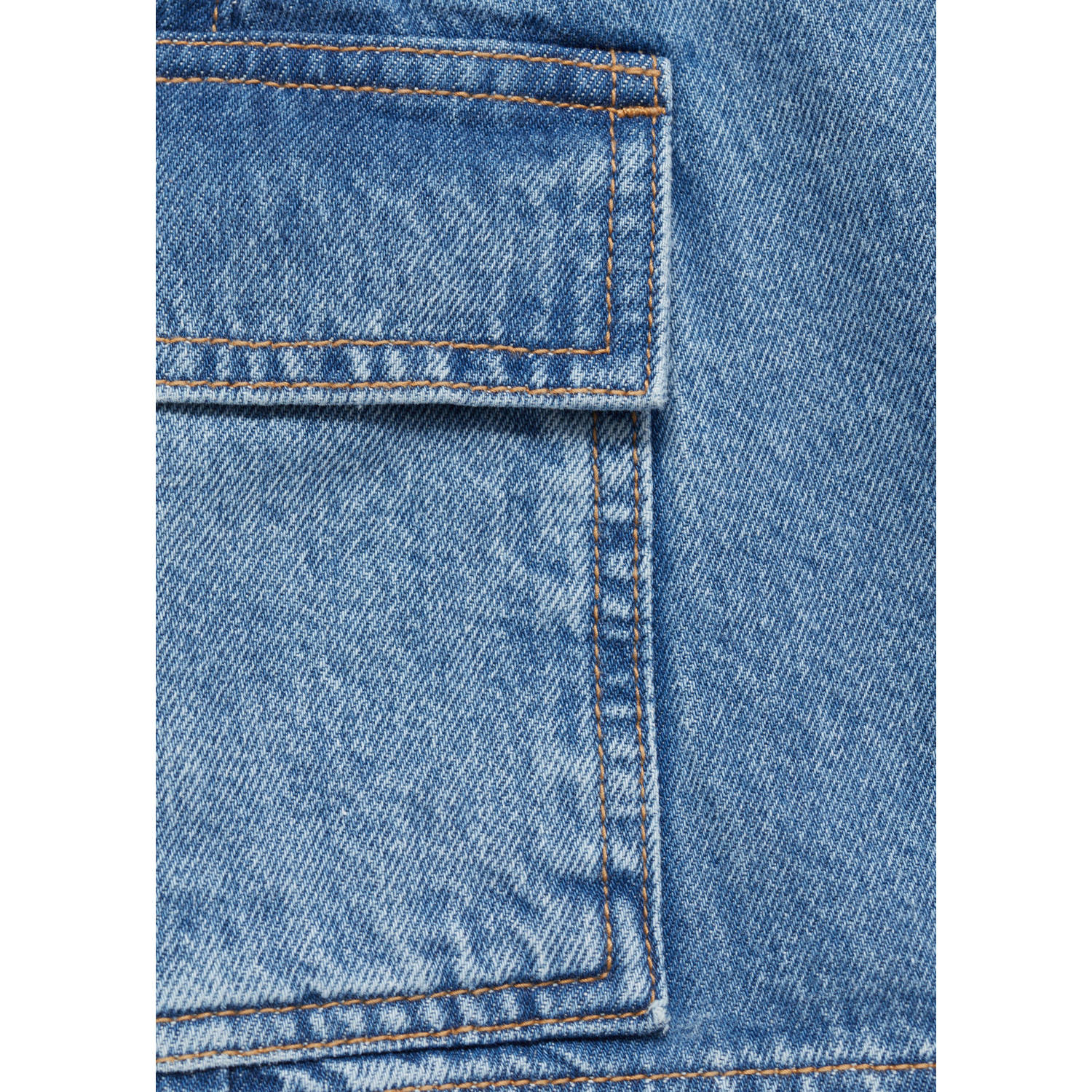 Mango Kids spijkerrok medium blue denim