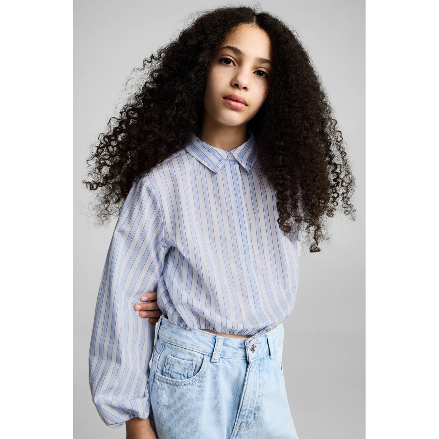 Mango Kids blousetop blauw