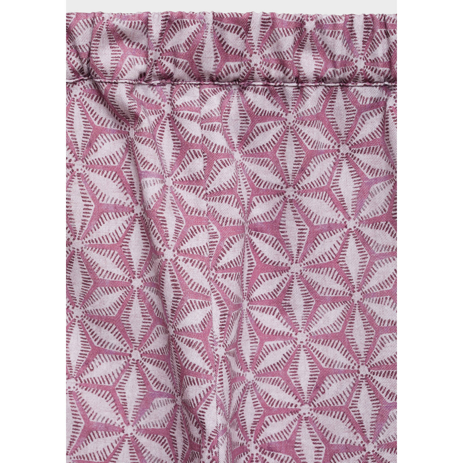 Mango Kids straight casual broek roze