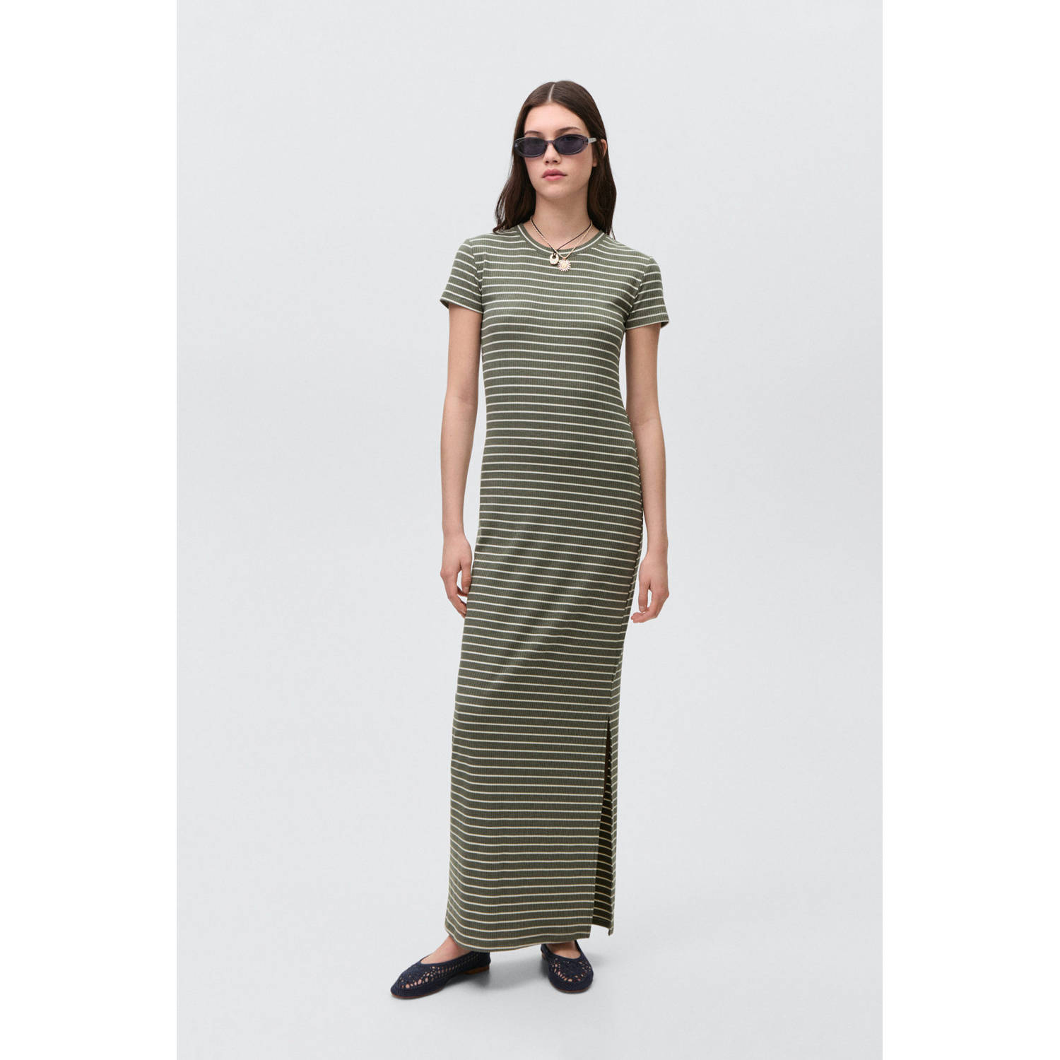 MANGO TEEN maxi jurk kaki
