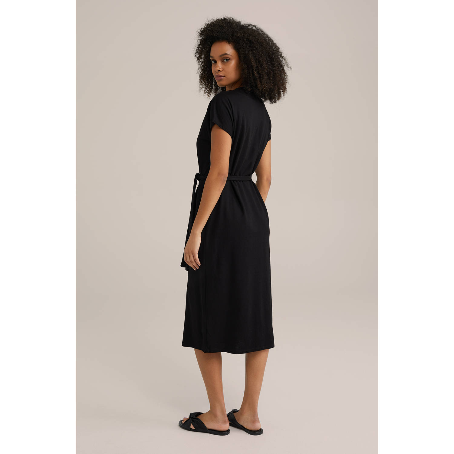 WE Fashion blousejurk zwart