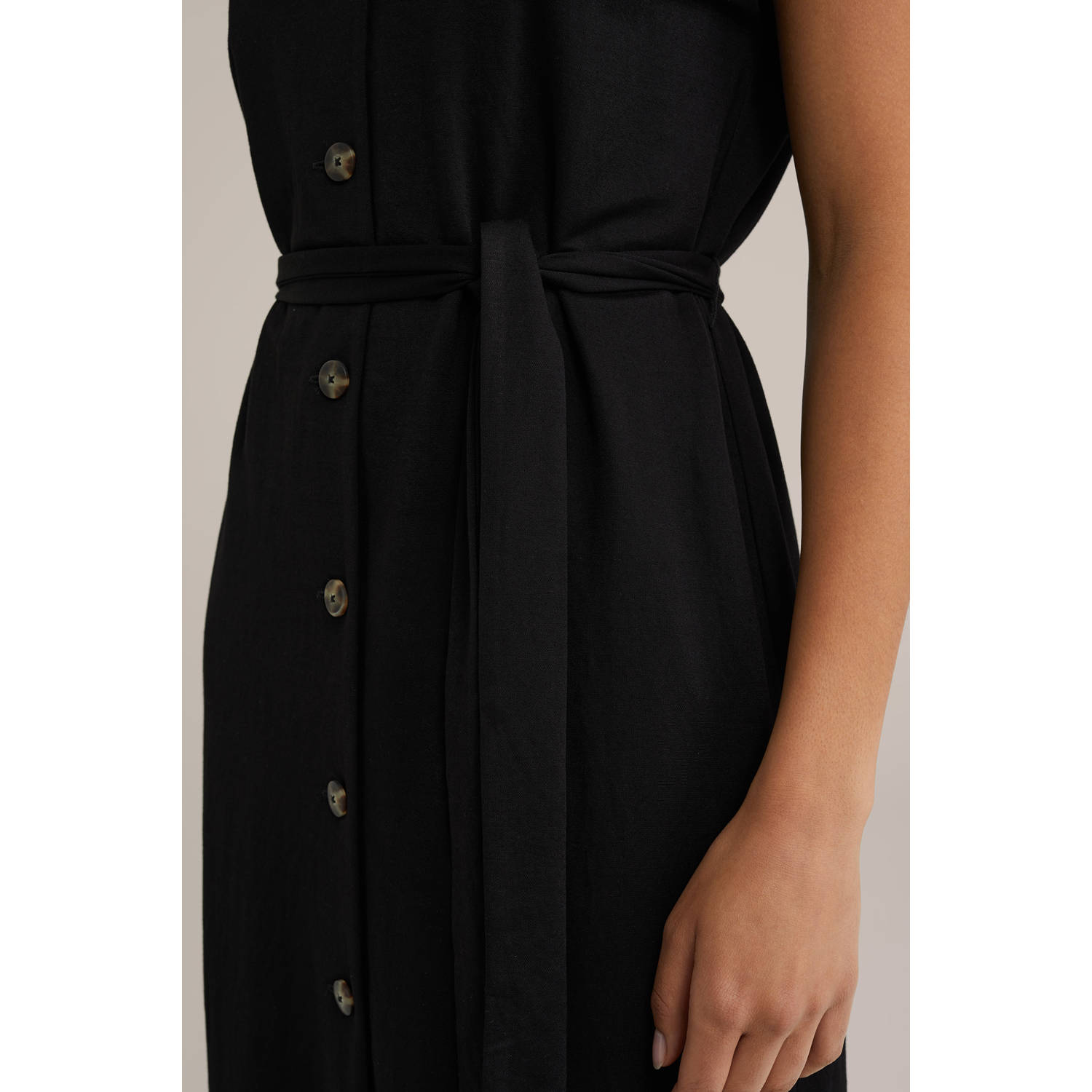 WE Fashion blousejurk zwart
