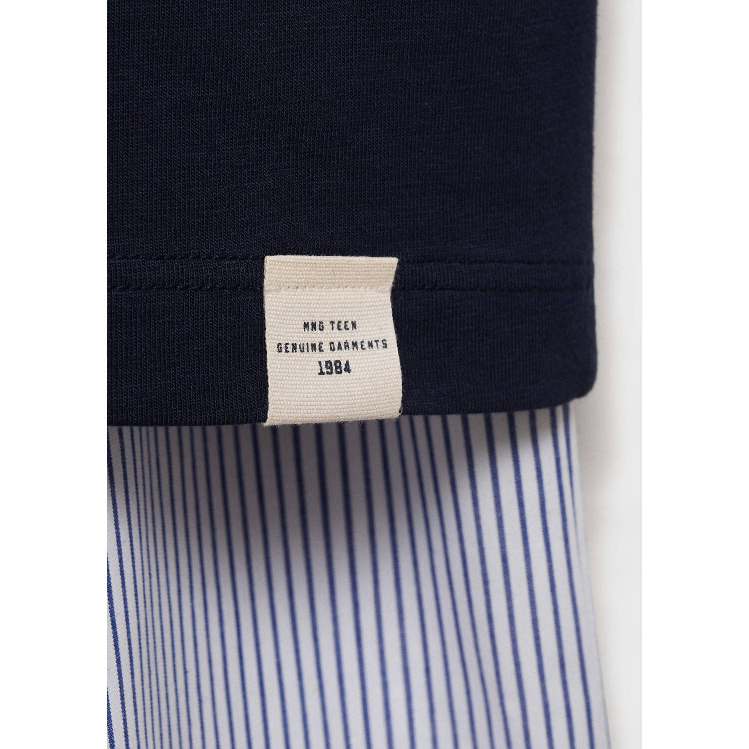 MANGO TEEN shortama donkerblauw