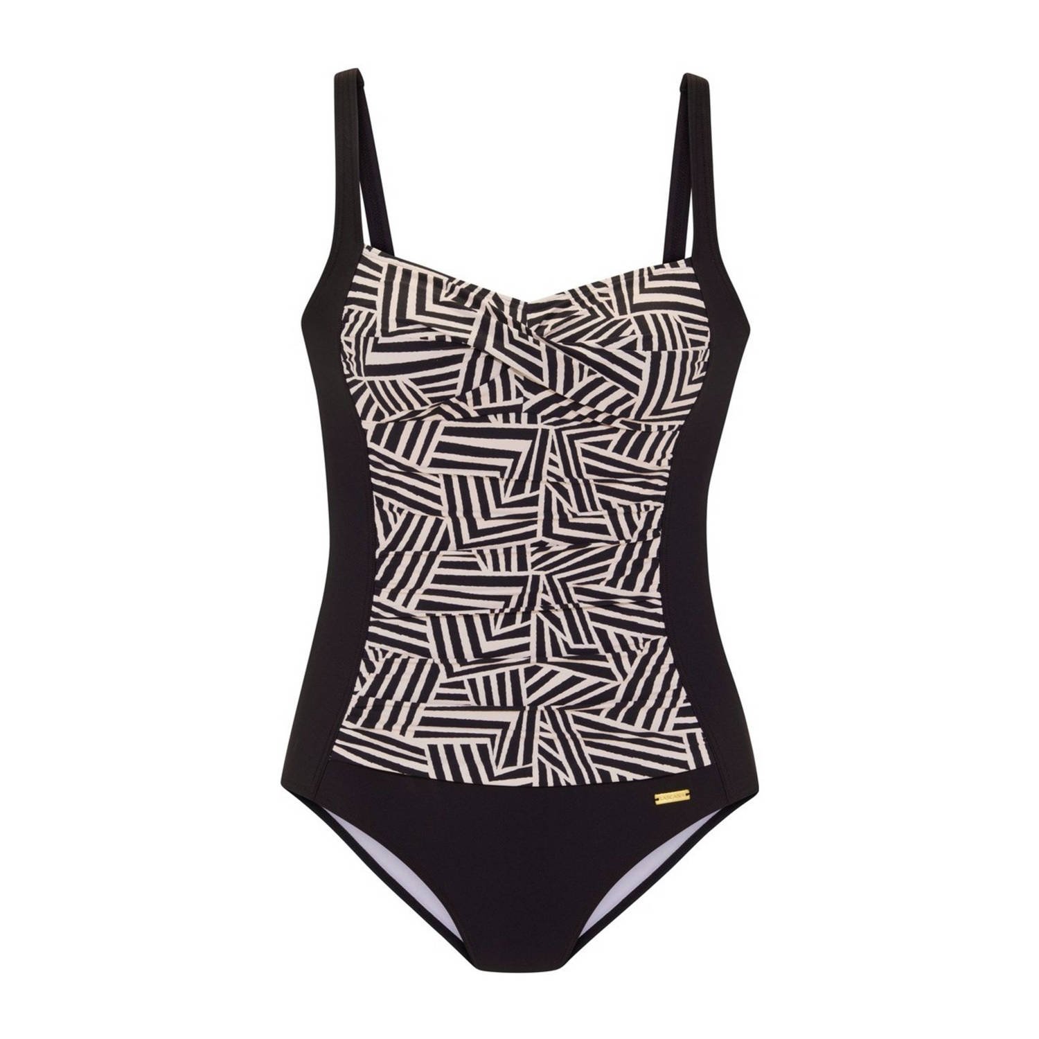 Lascana PLUS SIZE badpak met draperingen model 'Cleo'
