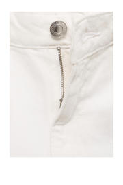 thumbnail: Mango slim high waist denim short wit