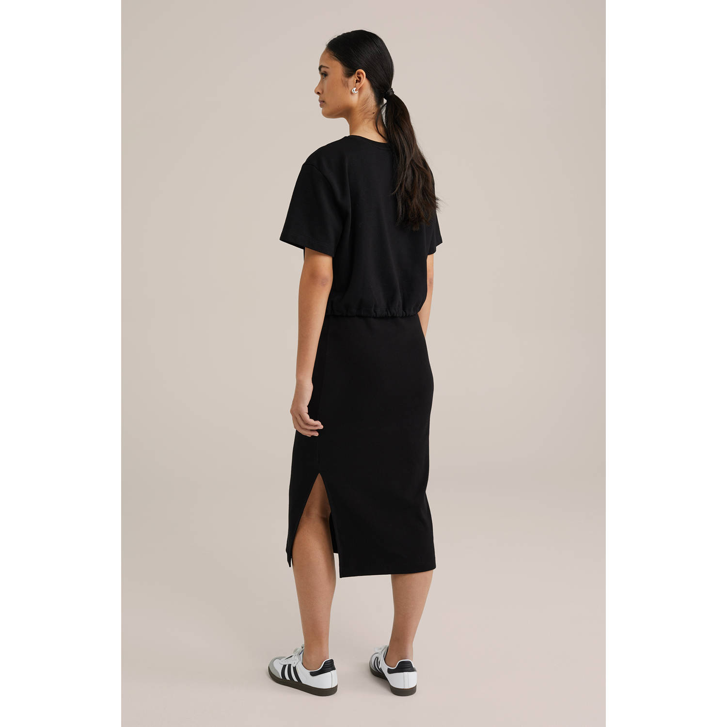 WE Fashion sweatjurk zwart
