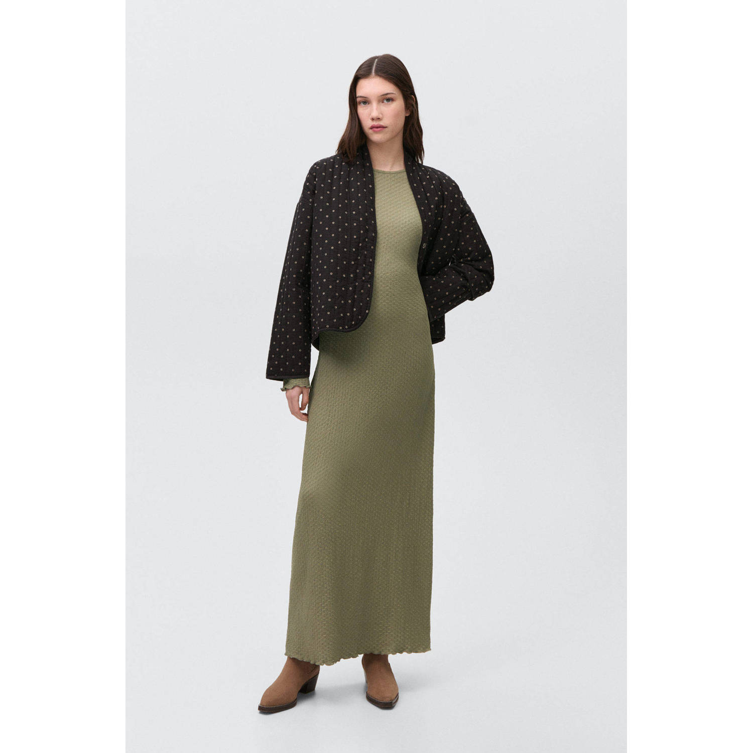 MANGO TEEN maxi jurk kaki