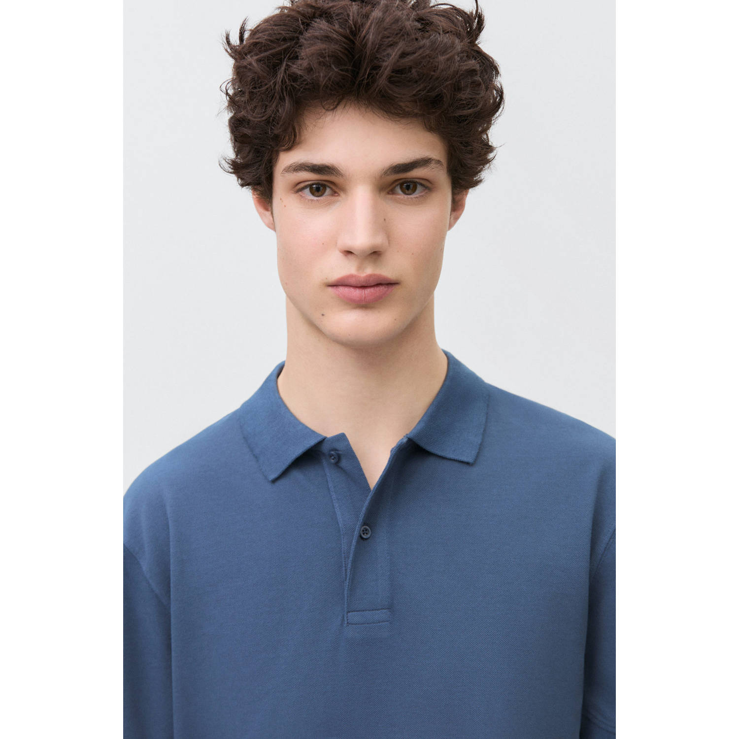 MANGO TEEN polo blauw