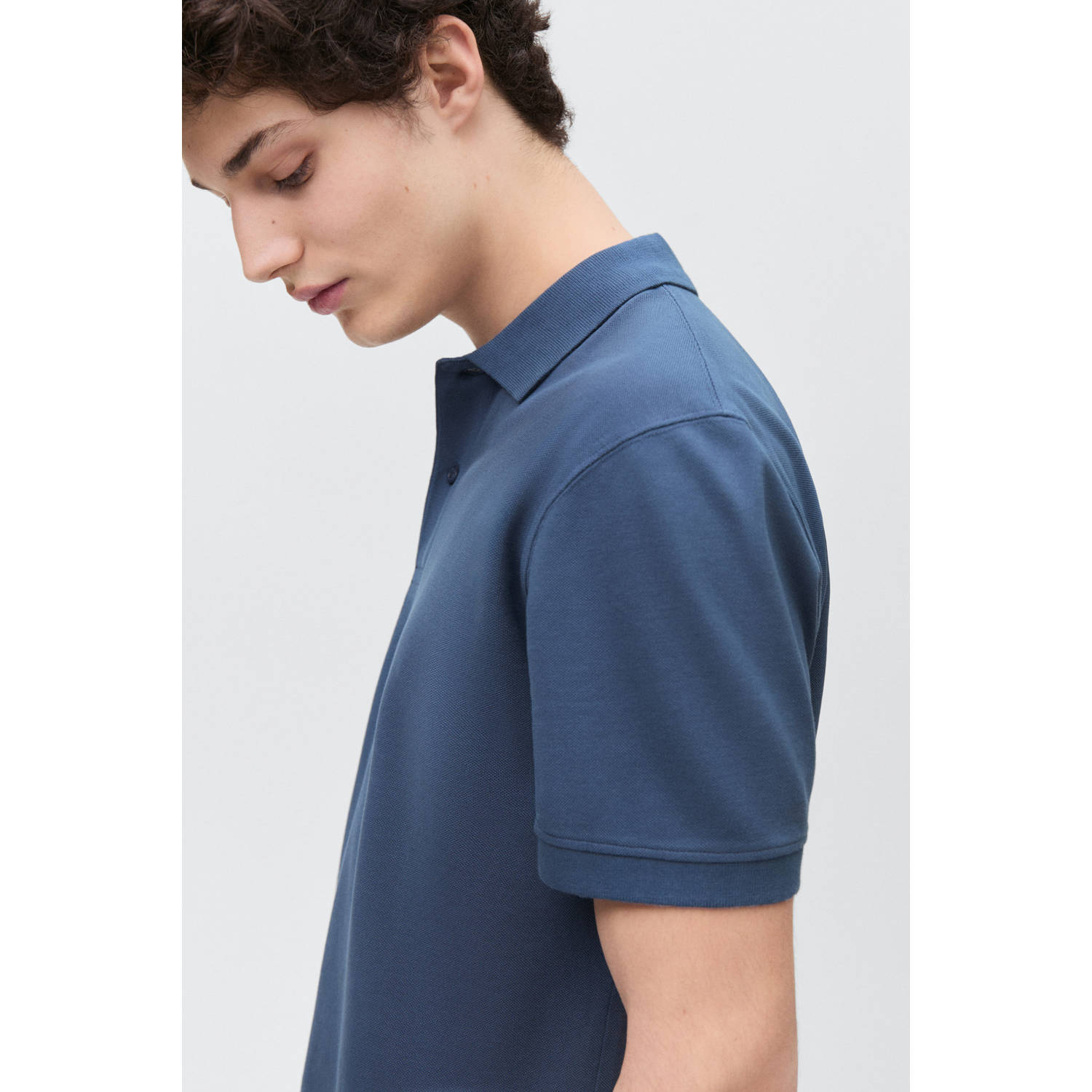 MANGO TEEN polo blauw
