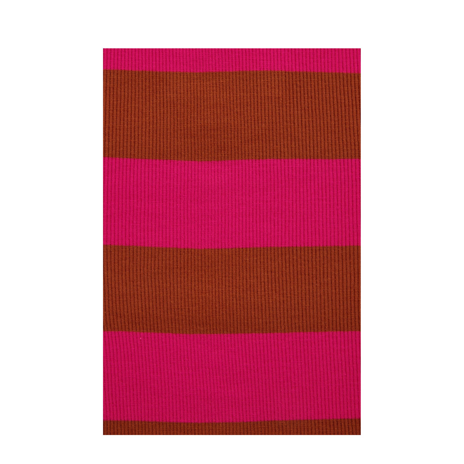 WE Fashion bodycon jurk bruin roze