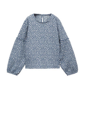blousetop blauw