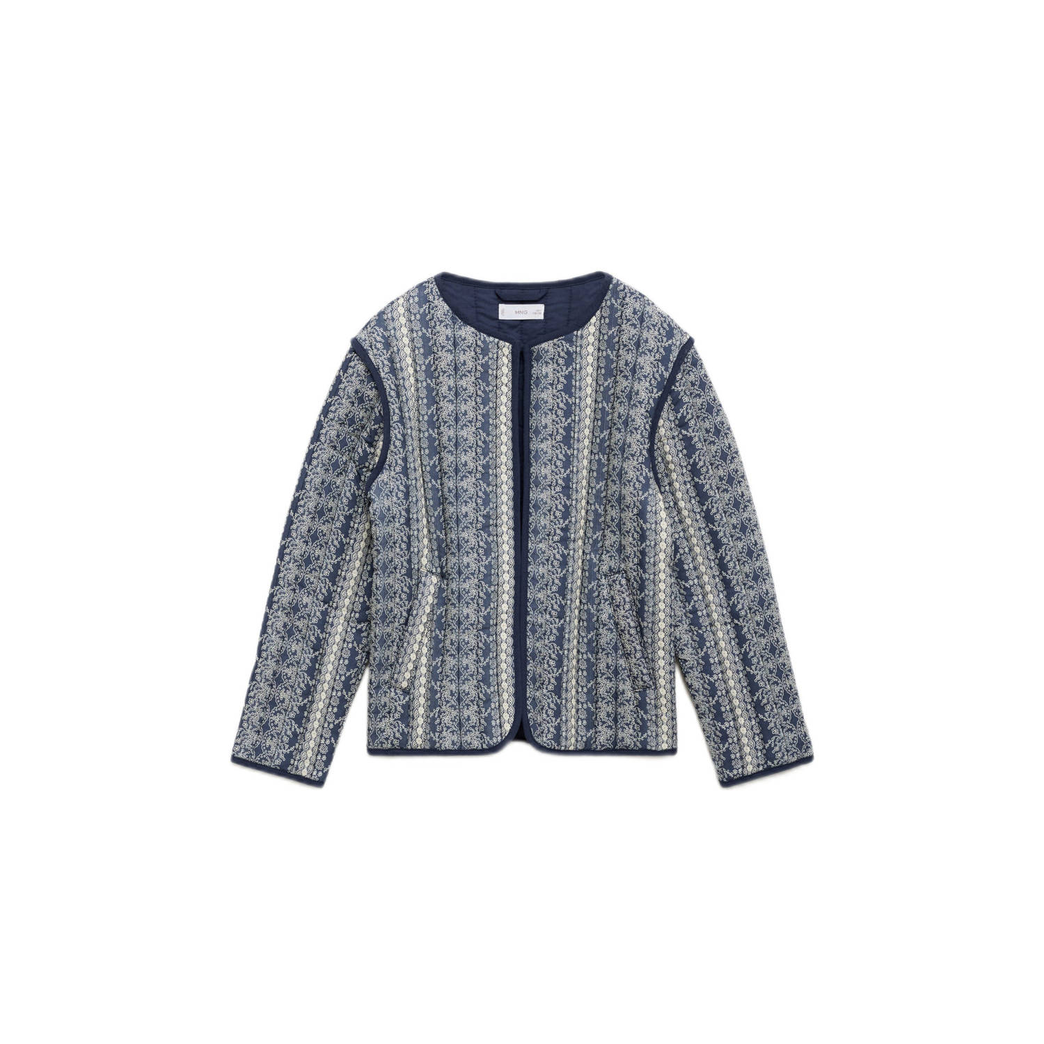 Mango Kids jasje voor binnen donkerblauw