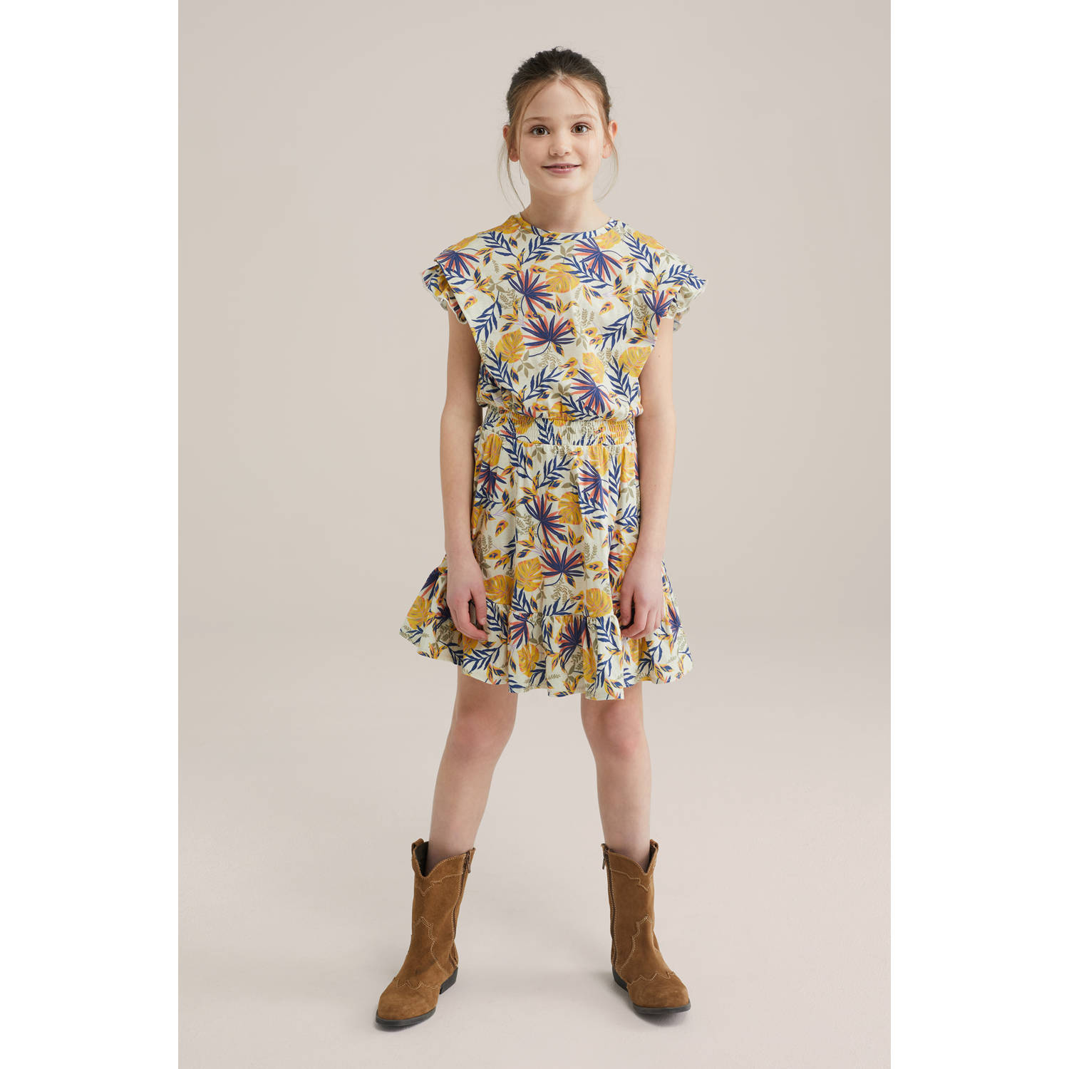 WE Fashion korte jurk multi