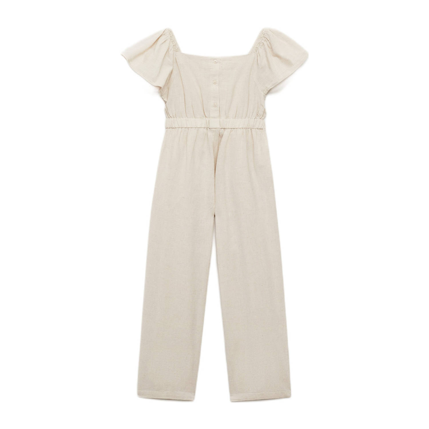 Mango Kids jumpsuit beige