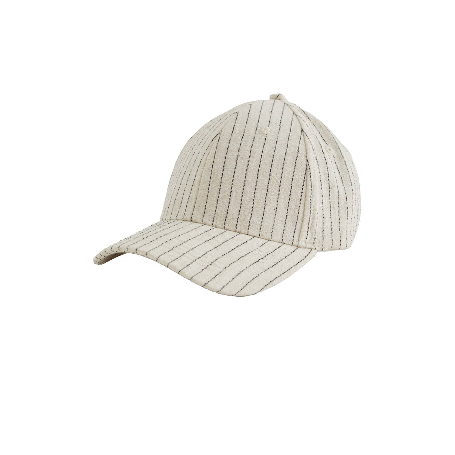 WE Fashion gestreepte pet beige